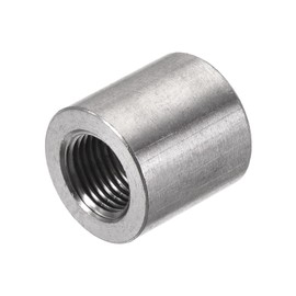 sourcing map Welding Coupling 304 Stainless Steel 1/8 NPT Female Thread Half Thread Weldable Pipe Fuel Tank Piling Fittings Plug