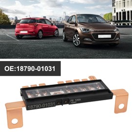 ECSiNG 1PC 125A Multi Fuse Compatible with Hyundai i20 i30 ix20 Compatible with Kia Rio Soul OE 18790-01031 145x52mm Car Multiplex Block Fuse Replacement