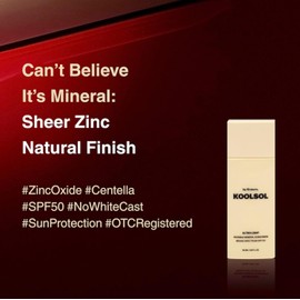 by Knours Ultra-Light Invisible Mineral Sunscreen Broad Spectrum SPF 50, Moisturizing for All Skin Types, Korean Innovation, 50ml/1.69 fl. oz.