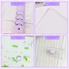 Personal Organizer Transparent Ring Binder A6 Size Sticker Book 6