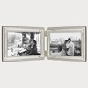 Siena Double Border Bead Silver Picture Frame, Tarnish Resistant Finish,