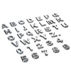 Auto Dynasty Metal Emblem Decal Logo Trim Badge Text Silver