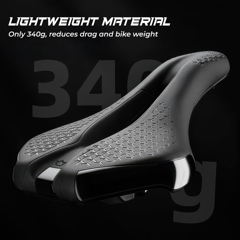 BYKING Road Bike Saddle – Lightweight Comfortable Bicycle Seat with