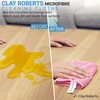Clay Roberts Mikrofaser Reinigungstücher, 40cm x 30cm - Packung mit