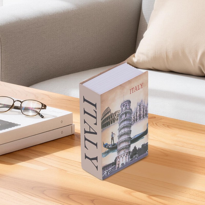 Book Safe with Combination Lock, 7.1 x 4.6 x 2.2in