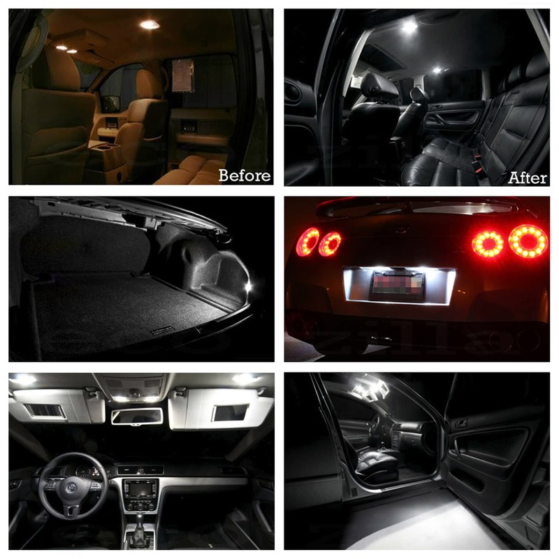13pcs Highlander LED Interior Lights Bulb Kit for Toyota Highlander