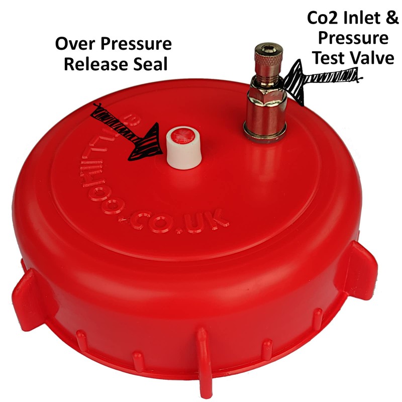 BALLIIHOO 4 Inch Co2 Pressure Barrel Control Cap - with