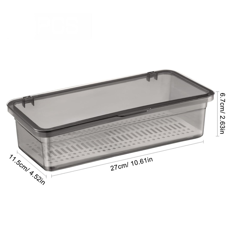 Cabilock 3 Pcs Cutlery Storage Box Kitchen Storage Container Holder