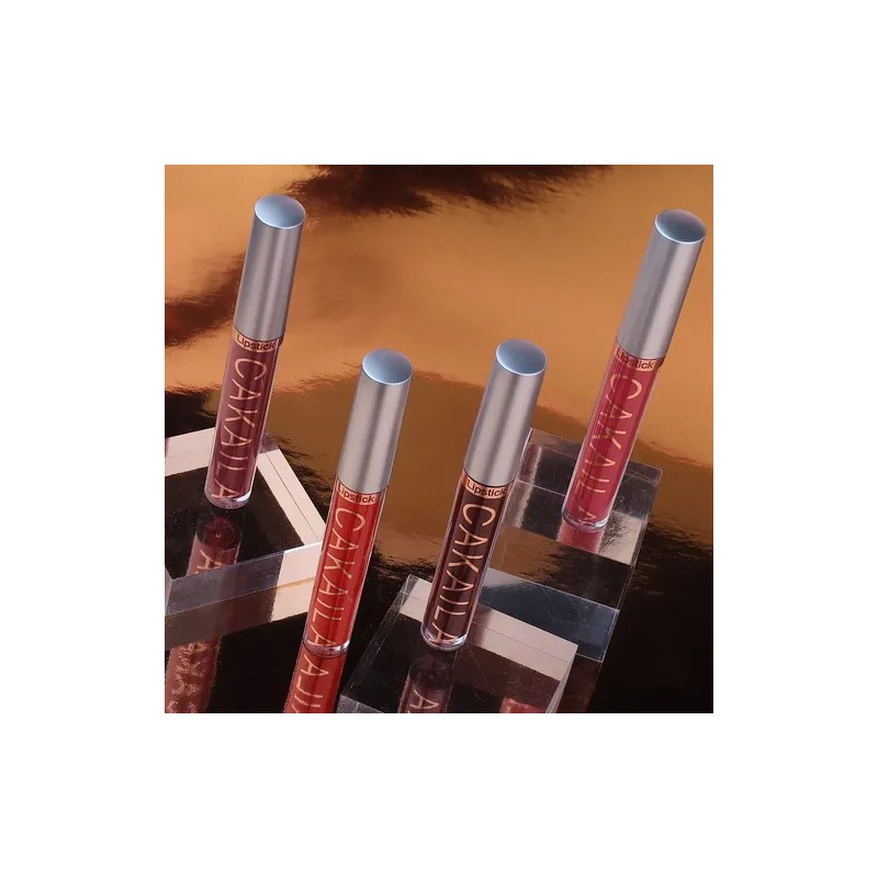 Cakaila 1pc Brillo Labial Impermeable Mate.
