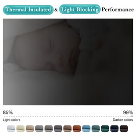 NICETOWN 2 Panels Outdoor Curtains for Patio Waterproof Extra Long, Rust-Proof Grommet Blackout Thermal Insulated Privacy Heat Blocking Outdoor Drapes for Cabana/Porch/Gazebo, Grey, W84 x L108