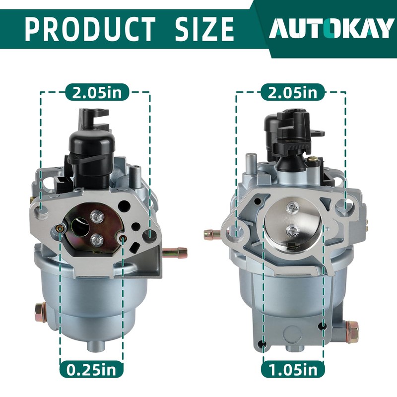AUTOAKY 16100-Z5R-U71 New Carburetor for Honda GX390 R1 U1 UT1