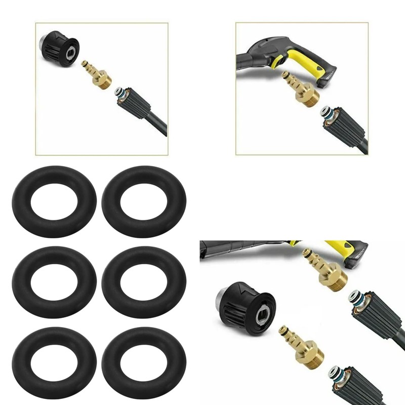 ECSiNG 10pcs High-Pressure Washer Spray Gun O-Rings Compatible with Stihl