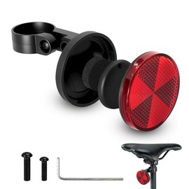 Quevat AirTag Bicycle Mount, Hidden Bicycle Seatpost Mount Compatible with Airtags & Garmin Varia