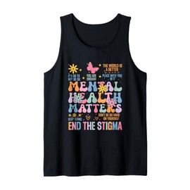 End The Stigma Mental Health Matters Tank Top