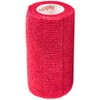 3 Inch Vet Wrap Tape Bulk (Red) (Pack of 24)