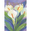 Sellers Publishing RSVP Rejoice: Watercolor Lilies on Purple Background Religious