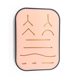 ZUFOR Upgraded Suture Pad has 3 Layers of Silicone and 10 Wounds，Comes with a Box，Hard to Rip，Break or Tear。Gifts for Medical Students，Suture Pads Perfect The Suture Kit，Suture Practice Pad