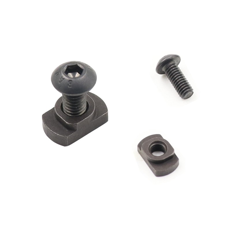24 Pack Mlok T-Nuts & Screws Replacement Sets M4 Steel,