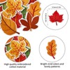 JarThenaAMCS 14Pcs Fall Iron-On Sew-On Patch Maple Leaf Heat Transfer