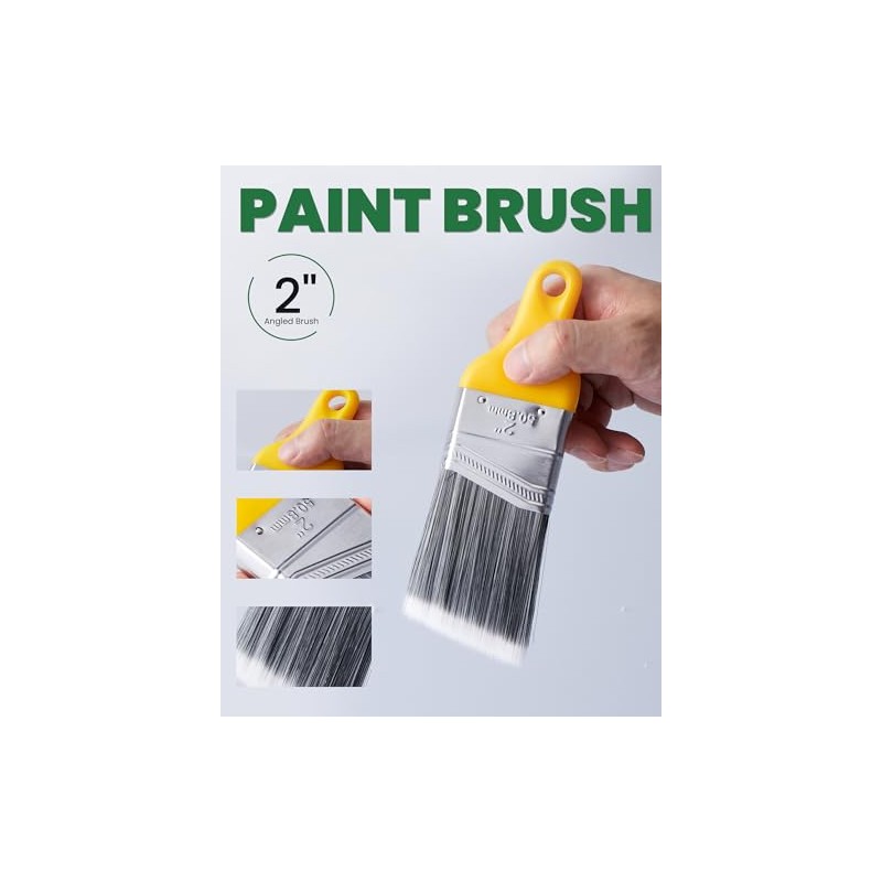 VOOMEY Paint Roller 4 inch with Small Foam Roller Paint,13-Piece