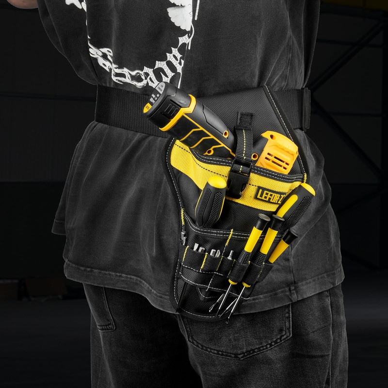 Drill Holster,Heavy-Duty Impact Holster for Tool Belt,Drill Holder,Drill Pouch Fits