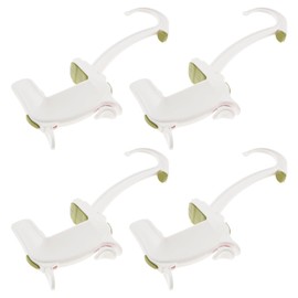 4 Pcs Child Proof Door Lock, Easy to Install Door Finger Pinch Guard, Child Safety Locks for Cabinets and Drawers, Baby Proofing Cabinet Lock