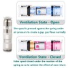 MiJunHD 2PCS Pneumatic Check Valve, 4mm Inner Dia. Non Return