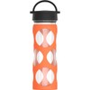 LIFEFACTORY 16oz Bottle Classic Cap Orbit Orange