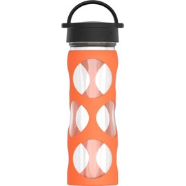 LIFEFACTORY 16oz Bottle Classic Cap Orbit Orange
