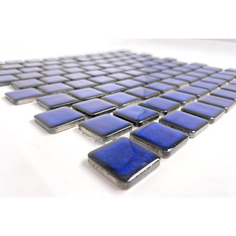 Tenedos 1x1 Cobalt Blue Square (Exact Size 1-1/8 in.) Brick