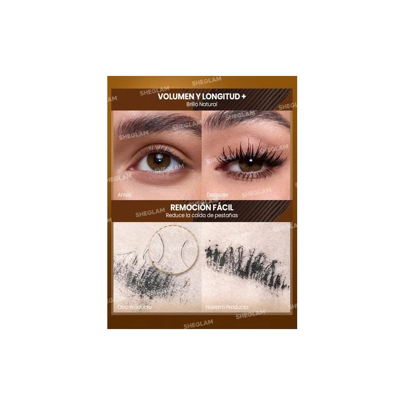 Sheglam All-in-one 24k Multi-efecto Máscara De Pestañas
