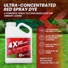 1 Gallon 4X Red Spray Dye - Makes 512 Gallons
