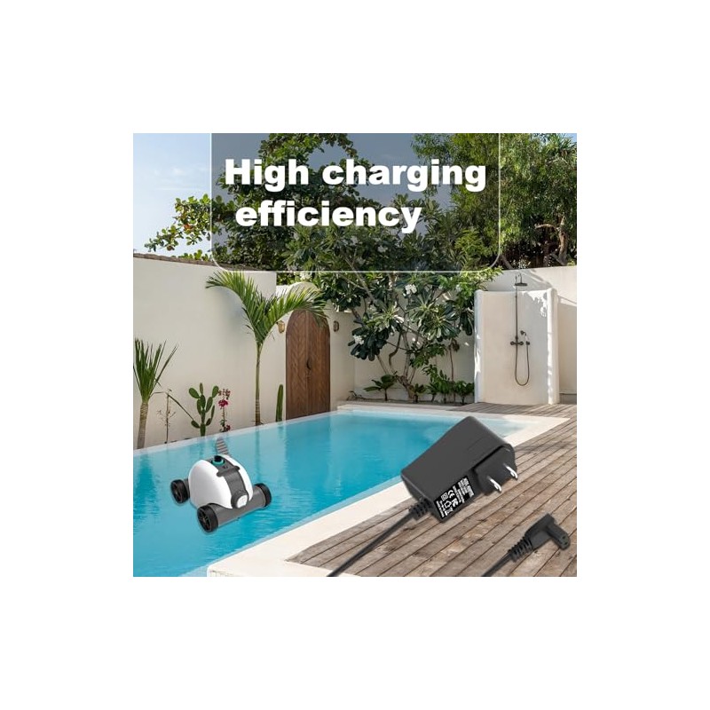 12.6V Charger for Aiper Seagull Pool Vacuum Cleaner