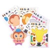 Make-a-Zoo Jungle Animal Sticker Sheets 48 Sticker Sheets