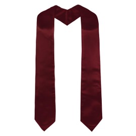 GraduatePro Graduation Stole Church Priest Choir Steel Adult Unisex University 16 Colours, maroon