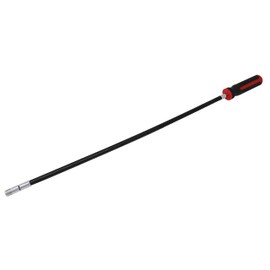 CTA Tools 8851 Extra Long Flex Driver with 1/4" Sq. x 1/4" Hex Adapter - Flexible Drill Bit Extension for Tight Areas, Flexible Screwdriver Extension for High-Torque Loads, Rugged, 24-Inch
