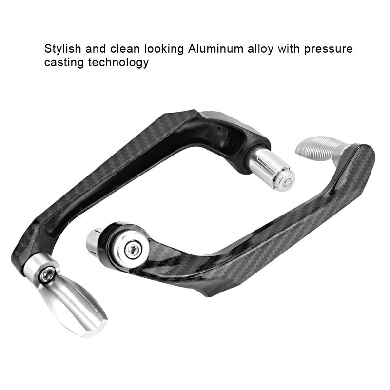Motorcycle Lever Guards bar Ends Protectors, 7/8 inch Universal Aluminum