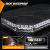Nilight 42 LED Roof Top Strobe Lights Hazard Emergency Safety