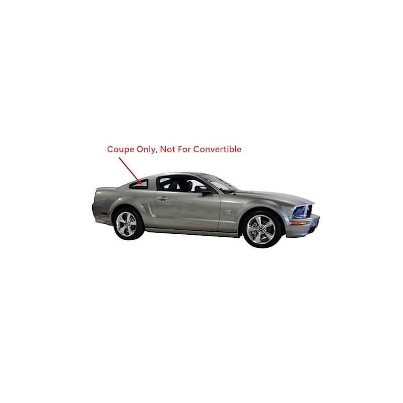 Passenger Right Side Quarter Glass Quarter Window Compatible with Ford