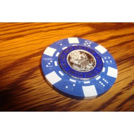 The First GREAT SEAL of The United States Poker Chip Golf Ball Marker Card Guard