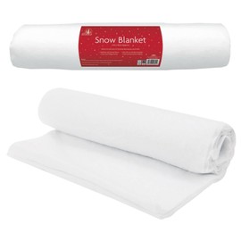 QDS Snow Blanket Roll Artificial Fake Snow Christmas Nativity Decoration Scene Setter 240cm x 90cm