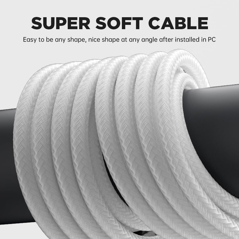 Generic PSU Cable Extension Kit 30CM Length with Cable Combs