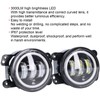 Angel Eyes Light 30W 3000LM LED Front Foglight 10‑30V Universal
