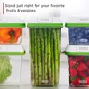 Rubbermaid FreshWorks Produce Saver, Medium and Large Storage Containers, With