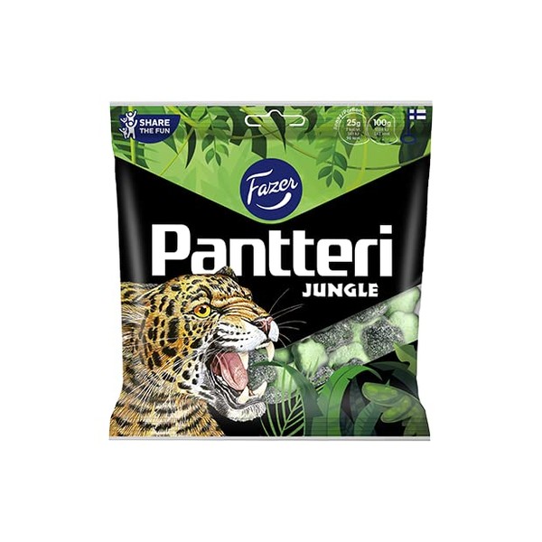 Fazer Pantteri Jungle Mix Candy 5 Packs of 280g 49.5oz
