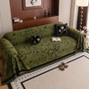 HANDONTIME Couch Cover for Dogs Washable Bird Floral Pattern Slipcovers