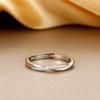 Krfy 925 Silver Rings for Women Engagement Ring CZ Eternity