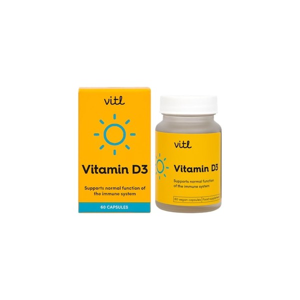 Vitl Vitamin D3 60 Capsules