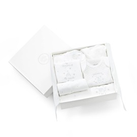 Little Me Baby Layette Gift Set - Clothes, Outfits, Essentials for Girls & Boys, Newborns, 3 and 6 Months - Welcome to the World (Newborn)