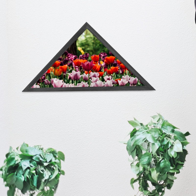 Lurrose Burial Flag Display Case,Wood Burial Flag Shadow Box Rustic